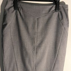 Worthington  Business Grey Line Skirt Size 8