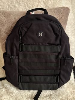 Hurley 19 Inch 50-50 Black 15 In Laptop Backpack, New With Tags
