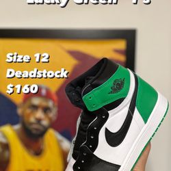 Air Jordan 1 “Lucky green” size 12