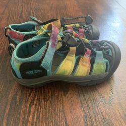Keen Newport H2 Rainbow Sandals US 13 UK 12 Black Tie Dye Water Shoes 1018441