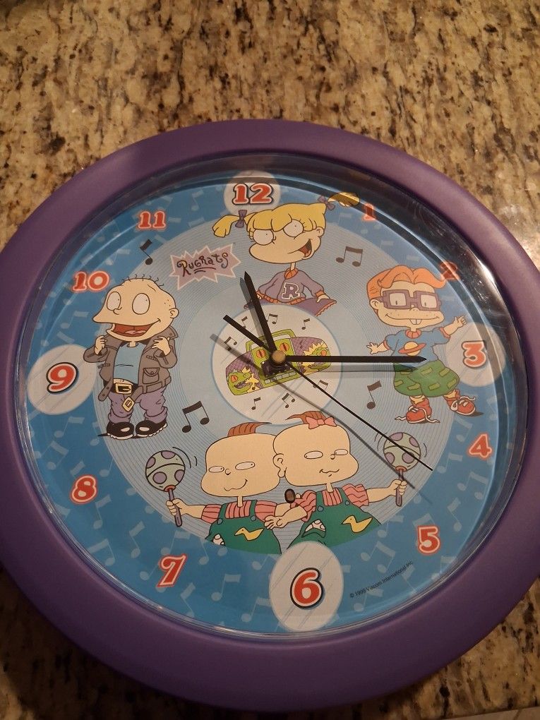 Vintage Rugrats Wall Clock