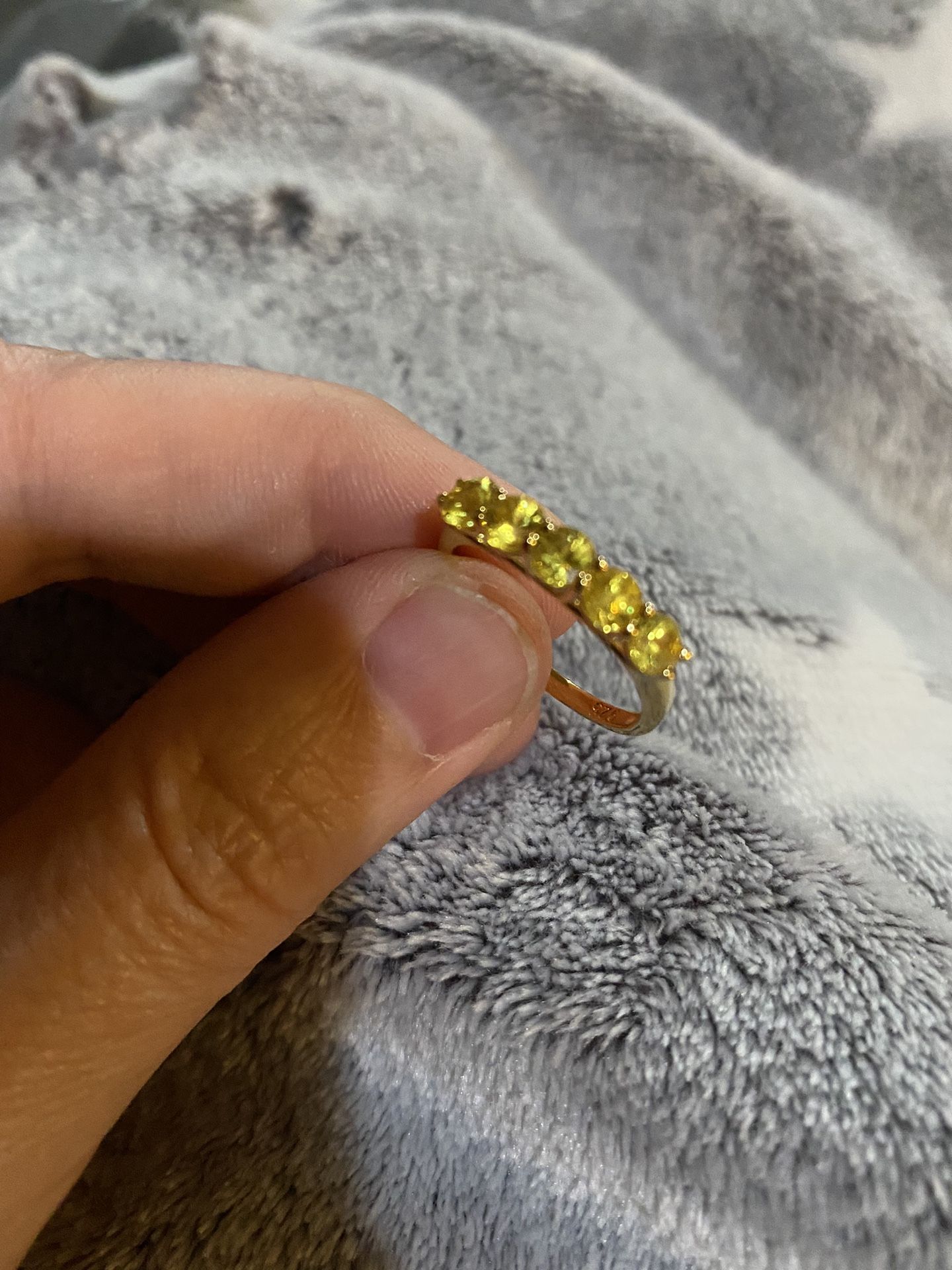 Madagascar Yellow Sapphire Ring - Sz 8 - new!
