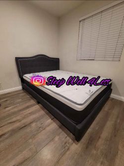 New queen bed