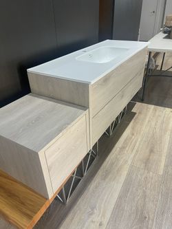 Vanity 48” With Side Single Drawer