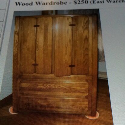 Solid oak Wardrobe