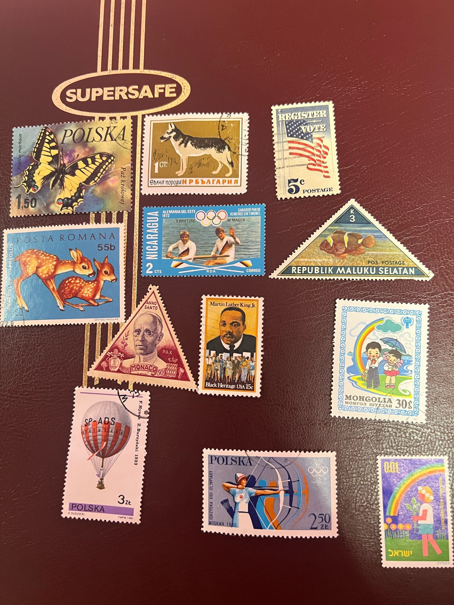 Stamps From The 1960s Not Opened Marten Luthier King Very Rare Can’t Find It Easily