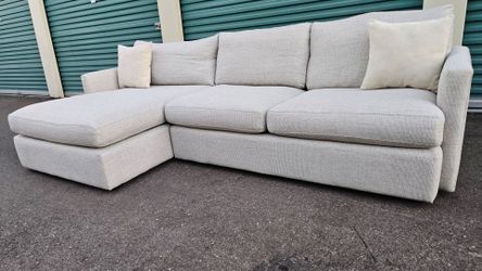 FREE DELIVERY!!! Crate & Barrel "Lounge Deep" 2pc Sectional Couch ($3.7K Retail...65% OFF!!!)