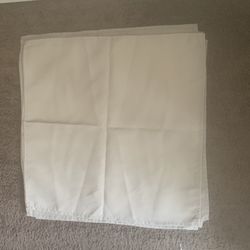 Grey colour dining table napkins (Set of 8). 18"x18"