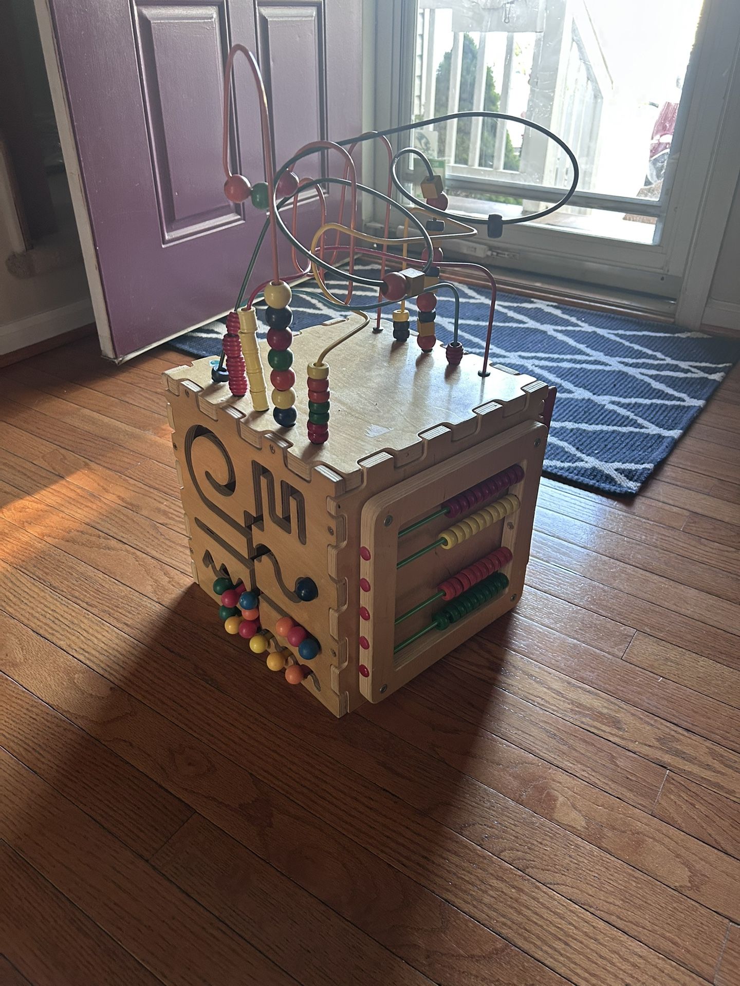 Wooden Learning Cube