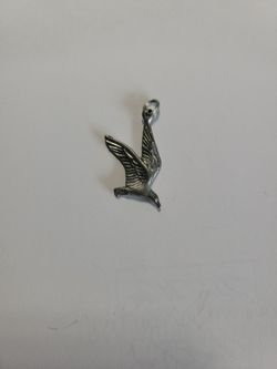 Bird Charm, Silver