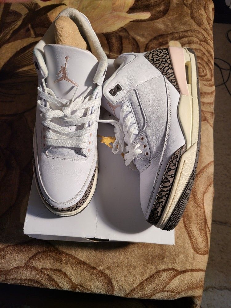Jordan 3 Reto Neapolitan Dark Mocha  Worn  Size 12w And 10.5m  $100