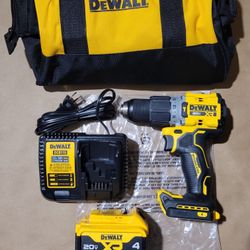 DEWALT DCD805 20V 20 Volt MAX XR Brushless 1/2" Hammer Drill Driver Kit  NEW