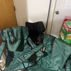Three Collapsible Camping Chairs 