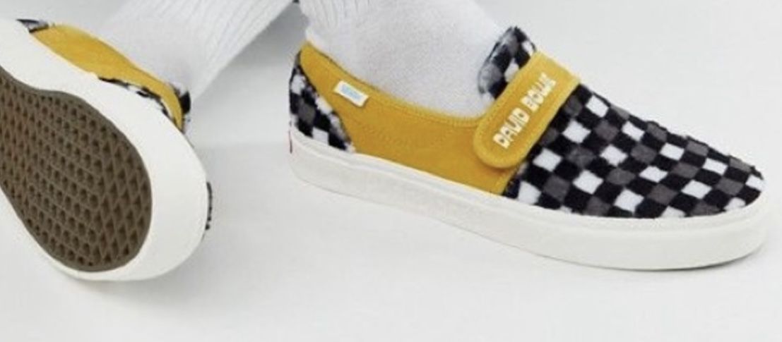 Limited Vans x David Bowie Hunky Dory flats Slip on Shoes sneakers loafers