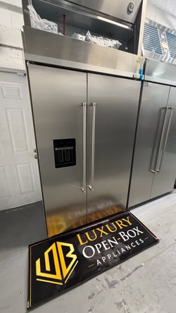 KitchenAid 48” Side-by-Side Refrigerator – $6,499  🔥 Luxury 48” Built-In KitchenAid Refrigerator at an Incredible Price!