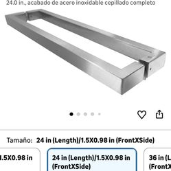  Commercial-Grade Black Steel Door Handle Manija  Tofu