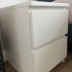 White IKEA Side Table