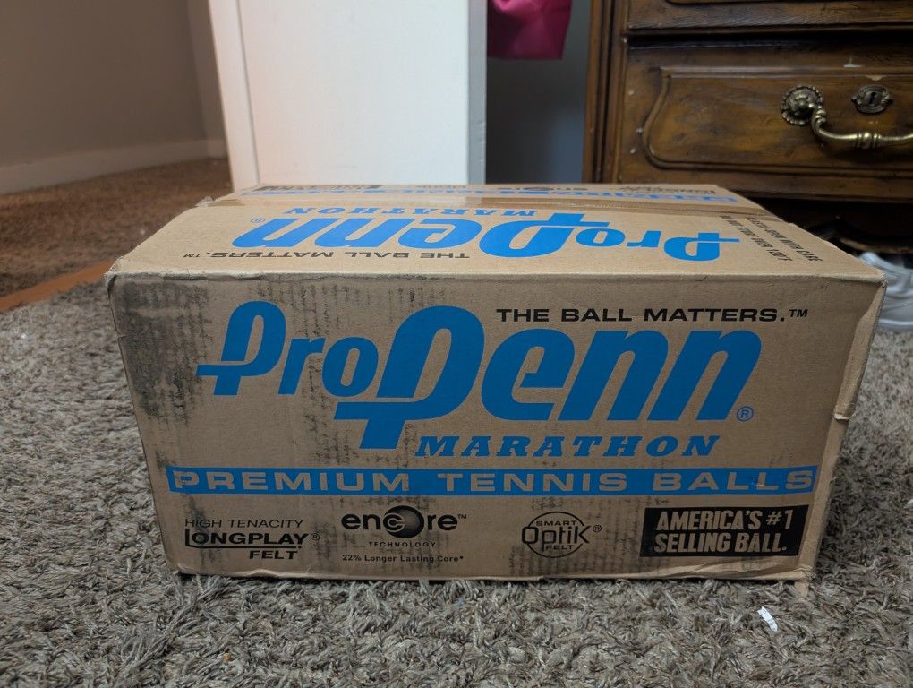 Pro Penn Marathon Regular Duty Tennis Balls 24 Can Case