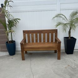Brand New Handmade Wooden Outdoor Bench – 51”