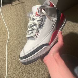 jordan 3 fire red size 12 brand new