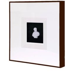 Sculpture Wall Art,French Vintage Decor with Framed,Aesthetic Black Paintings for Home Living Room Bedroom Office and House Gallery artwork（15.8x15.8i