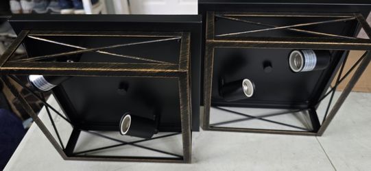 Oil Rubbed Bronze Hallway Light Fixtures Ceiling, 2-Light, 2 Pack.