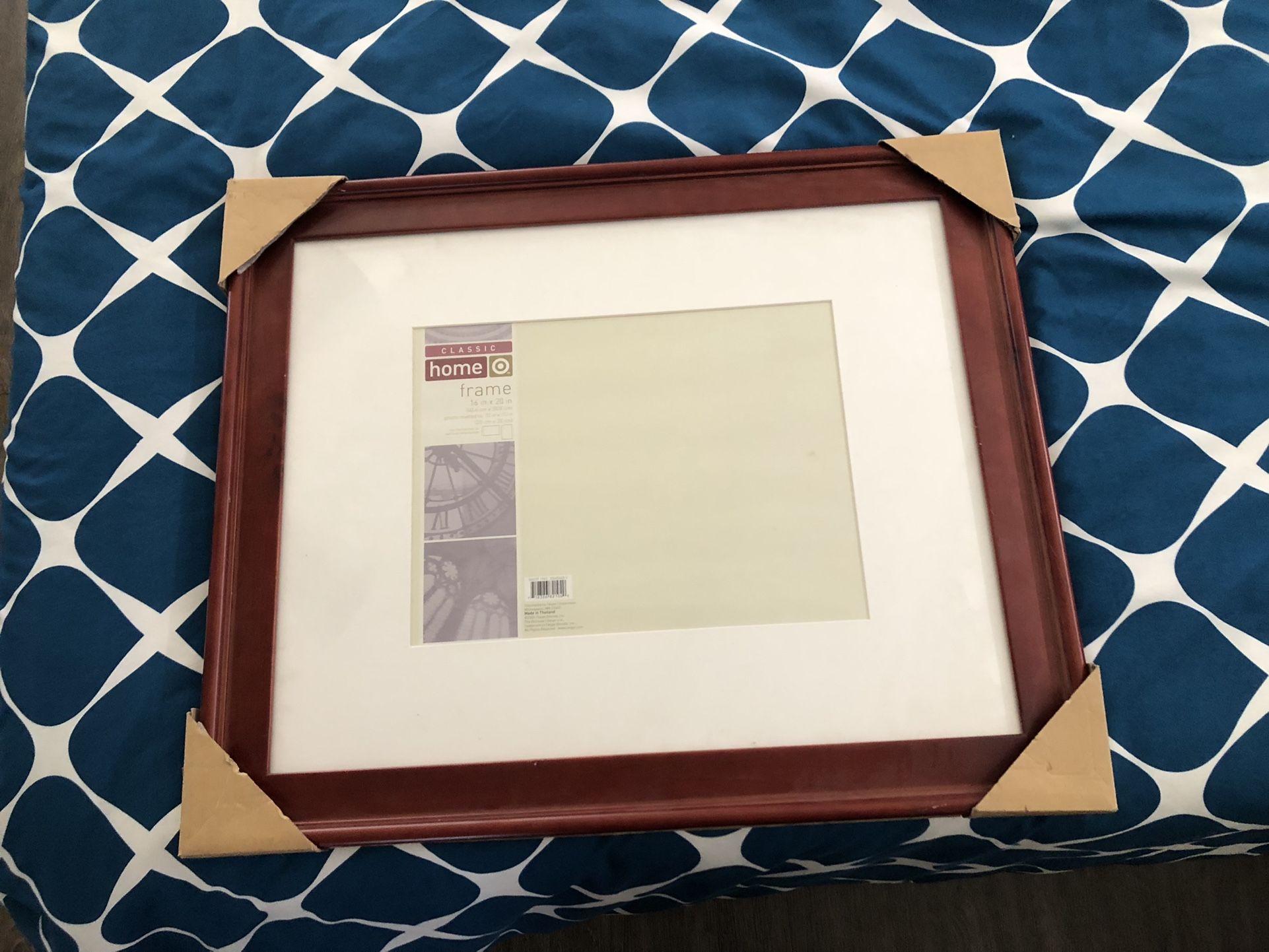 16x20 Wood Picture Frame Matted To 10x13