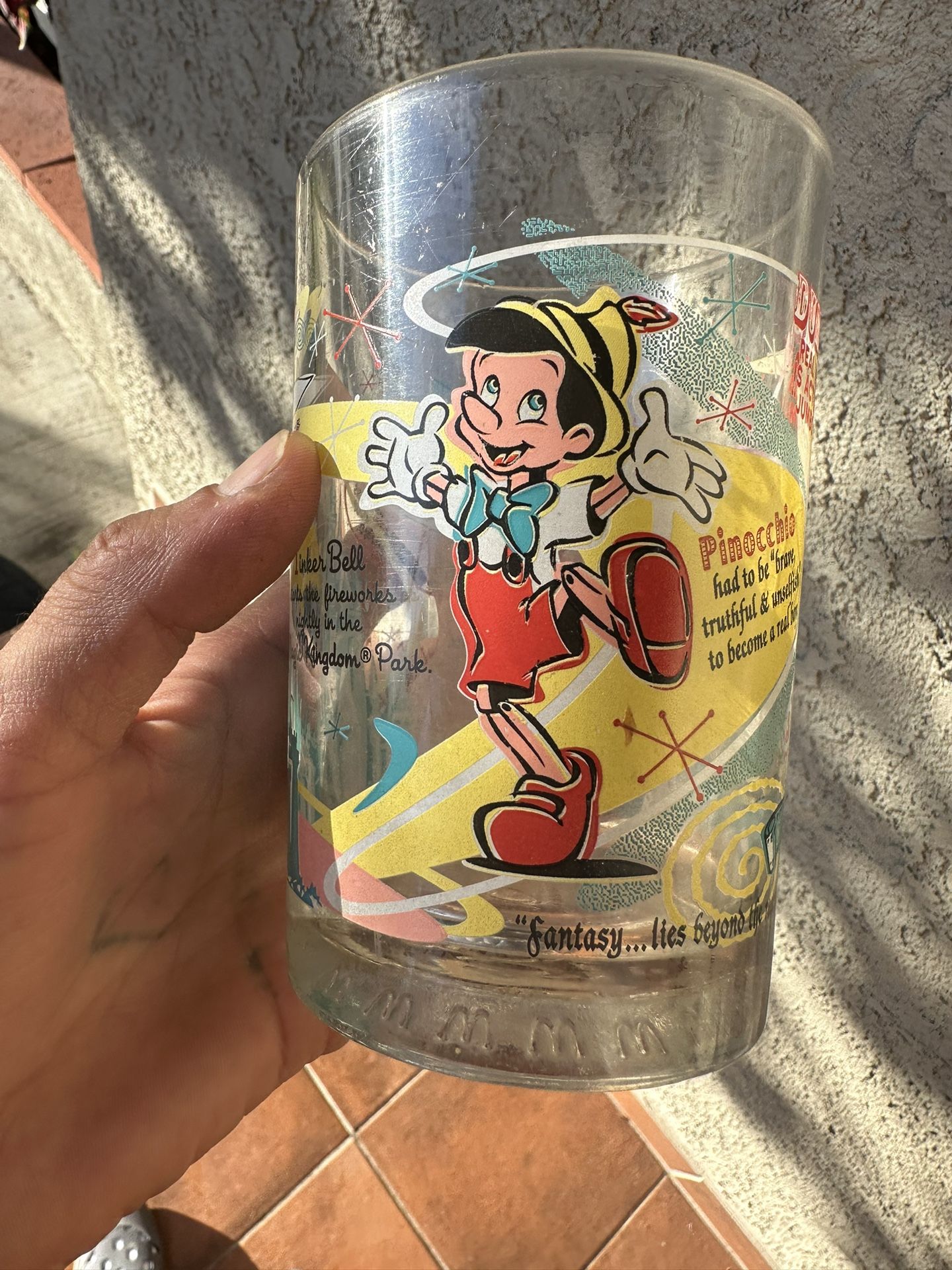 McDonald’s Disney’s 100 Years Of Magic Glass Cup