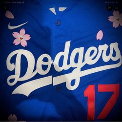 LA Dodgers #17 Shohei Ohtani Murakami Cherry Blossom Jersey Please inquire for your Size/player& Color