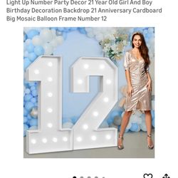 Large 4 Foot Numbers For Decoration