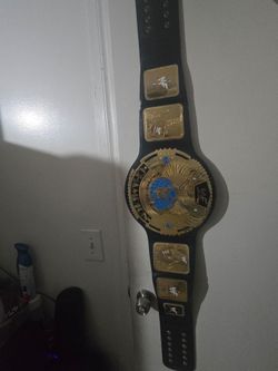 WWF World Wrestling Federation Championship Replica Belt Autographed By Mick Foley