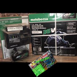 New Metabo Hpt 36v Cordless Brushless Circular Saw Kit $160 Firm Pickup Only 
