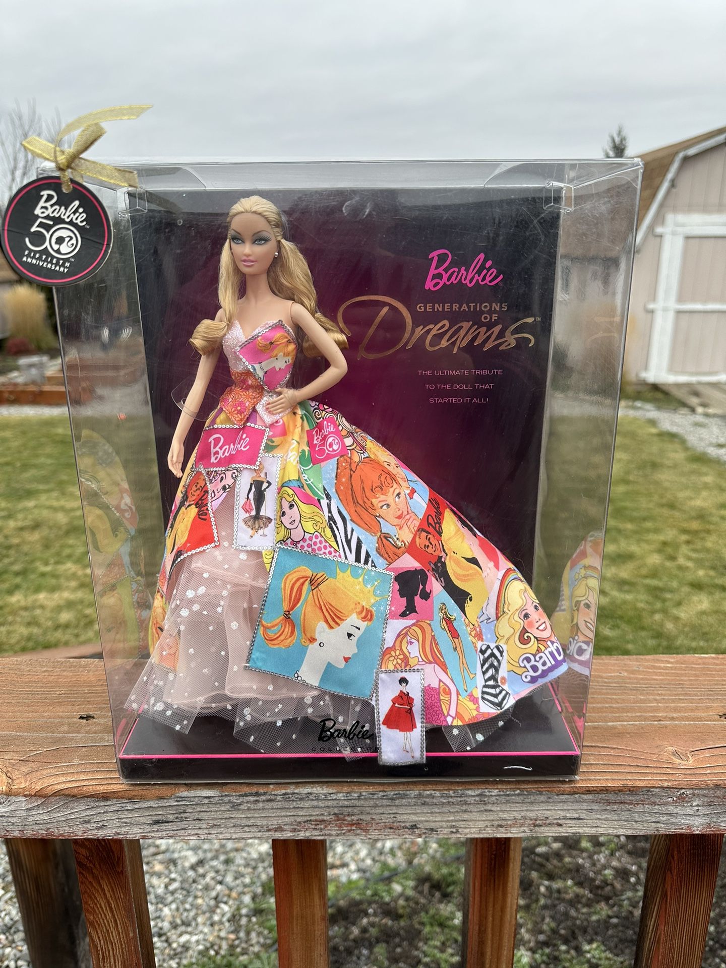 Mattel 50th Anniversary GENERATIONS of DREAMS Barbie DOLL 