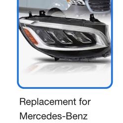 W#932 Applicable to 18-21 Mercedes-Benz Sprinter headlight assembly Sprinter modified high-end LED daytime running lights and turn signals