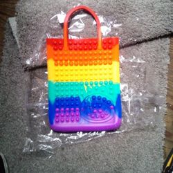 Rubber Rainbow Purse