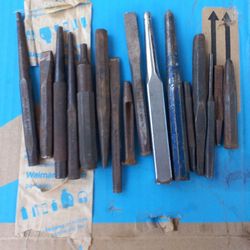Hole Punch Punches Metal Chisels Chisel Wood Tools Tool Steel