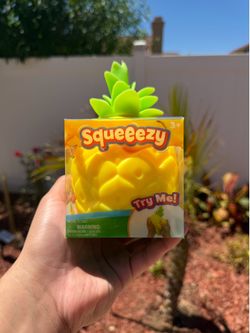 Sunny Days Squeezy Pineapple Squishy Toy Needoh