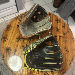 Baseball Infield Gloves High End Excellent Condition 