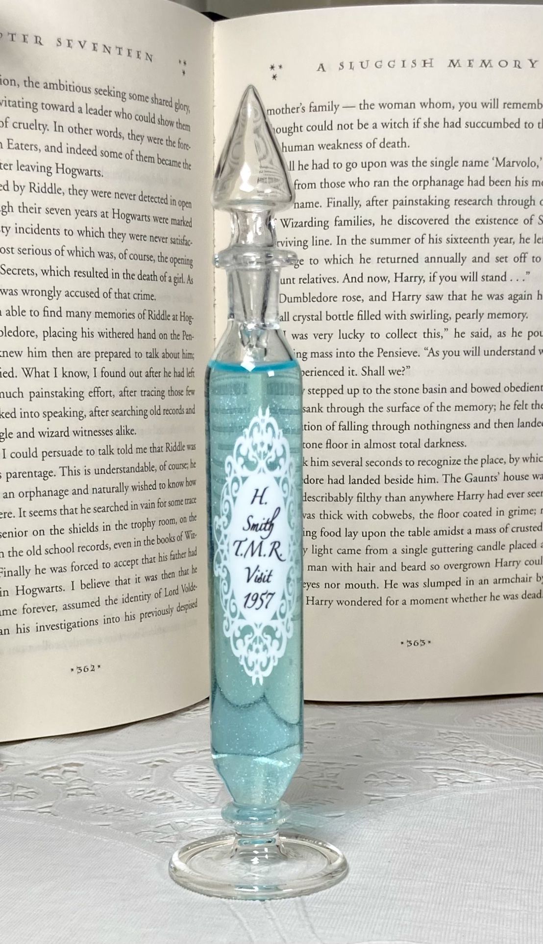 Wizarding Trunk Memory Vial-Beautiful Vial! H. Smith T.M.R. Visit 1957! Magical!