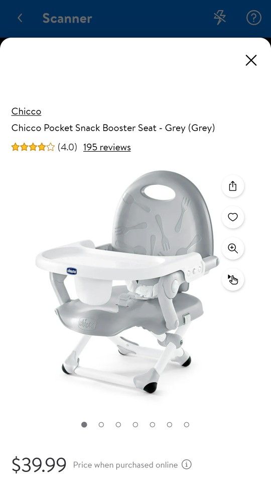Foldable Baby Eating Chair 