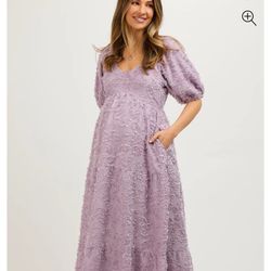 Lavender Maternity Dress