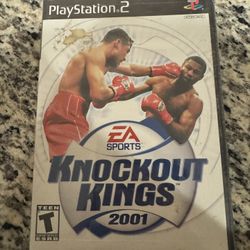 Knock Out Kings Play Station 2 New 