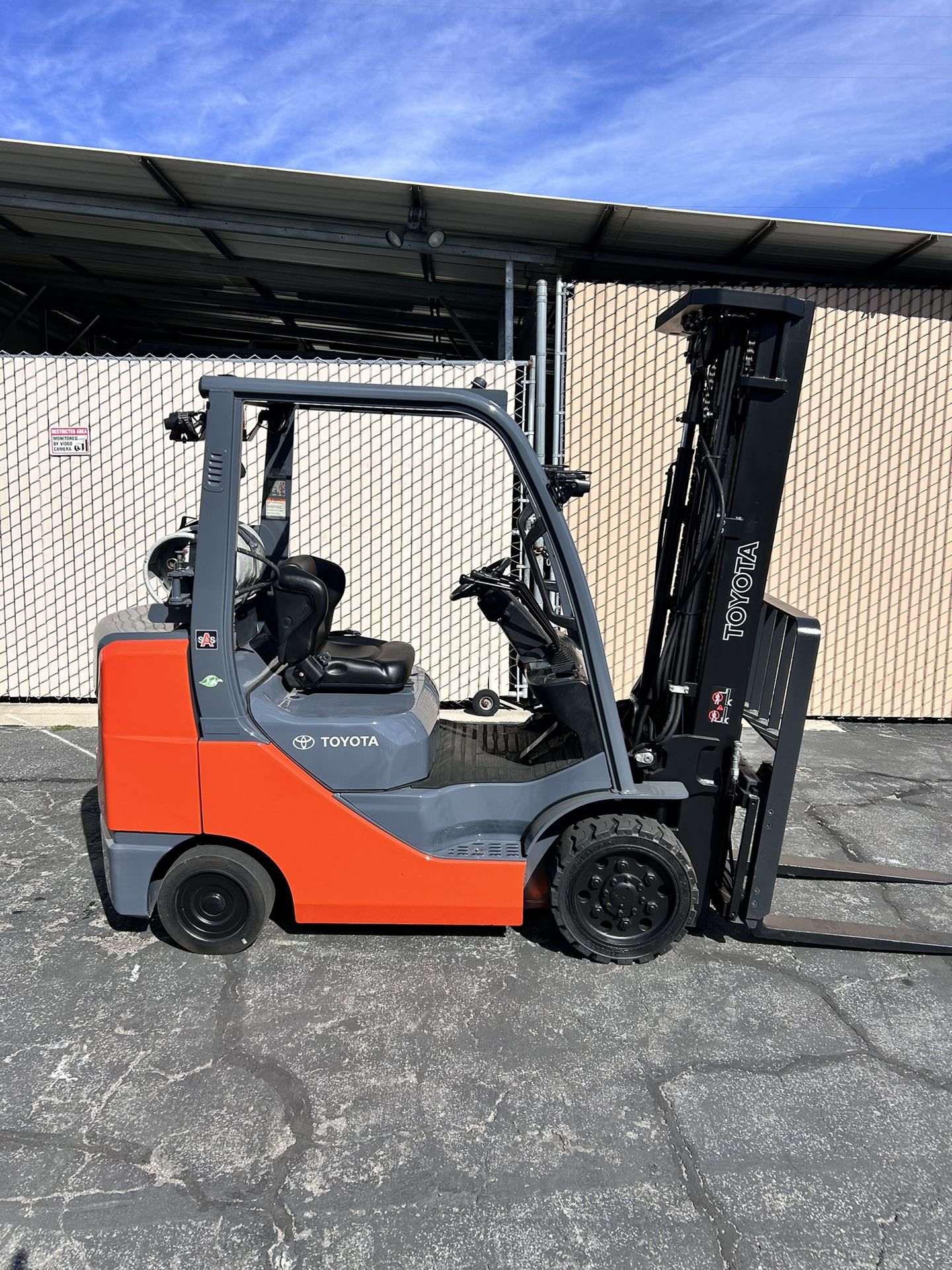 2016 8FGCU32 Toyota Forklift $22000