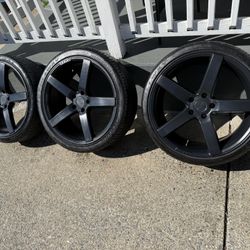 20 Inch Rims 5x114.3 Staggered Set Up