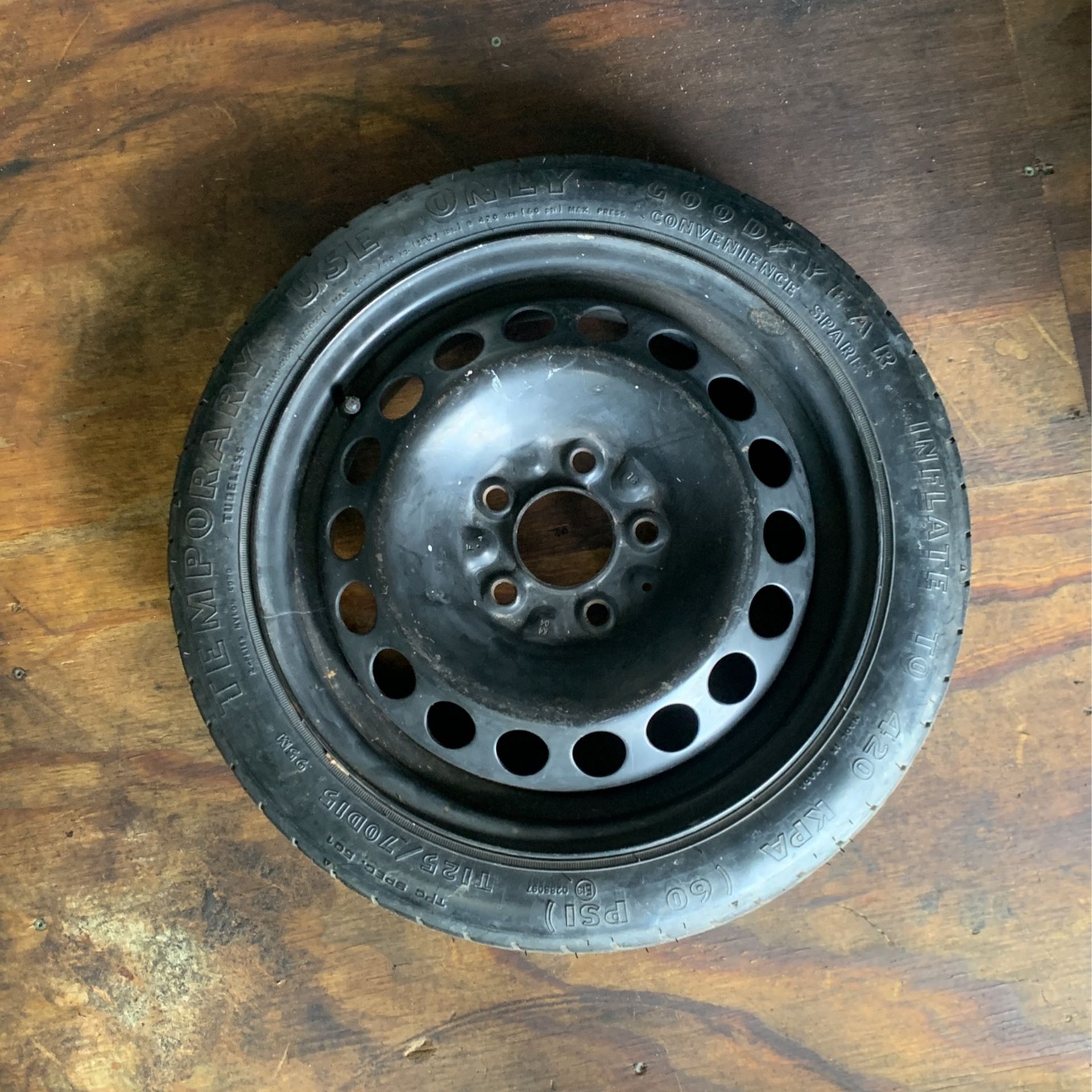 Spare Tire T125/70D15