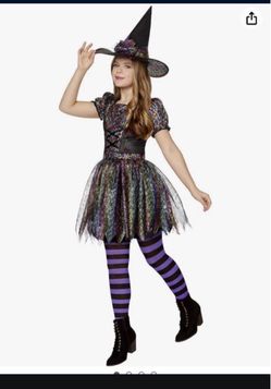 Halloween Sequin Witch Costume