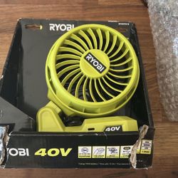 Ryobi 40v Fan 