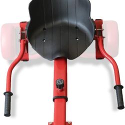Adjustable HoverKart Hover cart Hover Kart Hovercart Attachment for Hoverboard seat Go Cart for Kids (Red