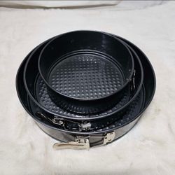 Nonstick Springform Pans, Set of 3