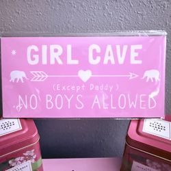 Girls Room Door Sign